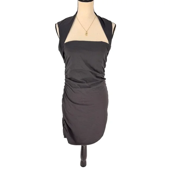 aritzia black mini dress Contour Flourish Mini Dress
